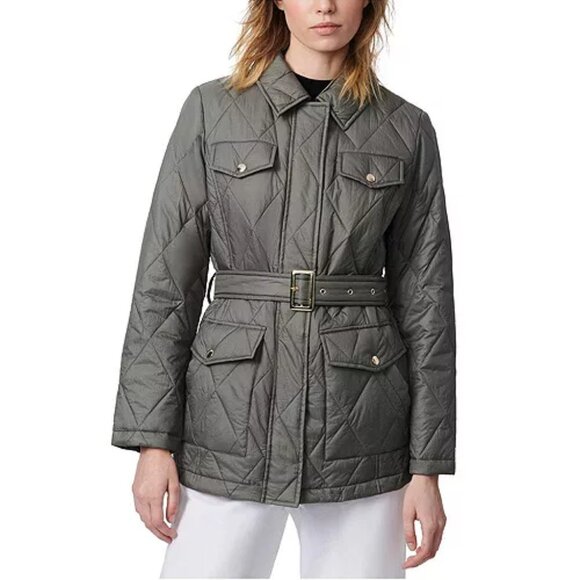 new Via Spiga Lightweight Diamond Quilted Puffer Jacket
